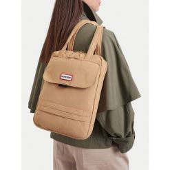 Torba Hunter. Brązowe torebki klasyczne damskie Hunter, bez wzorów, bez dodatków. Za 179.99 zł.