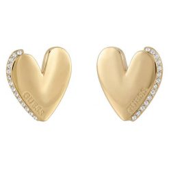 Kolczyki Guess. Żółte kolczyki damskie Guess, złote. Za 328.99 zł.