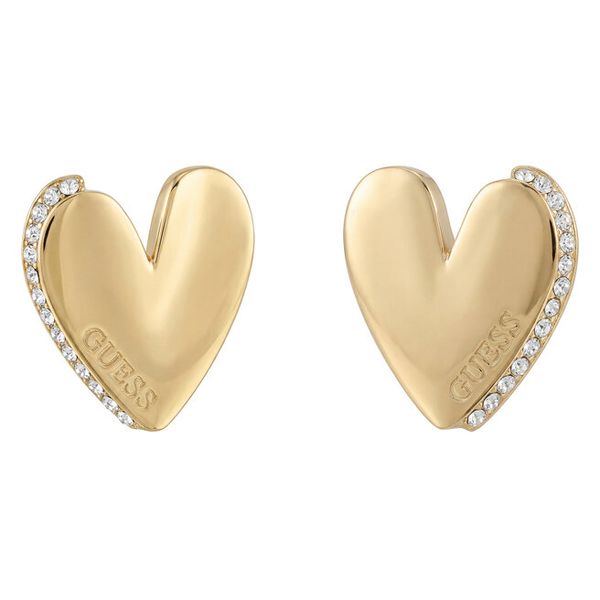 Kolczyki Guess. Żółte kolczyki damskie Guess, złote. Za 328.99 zł.