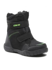 Action Boy Kozaki CMY1073H-01GA Czarny. Czarne buty zimowe chłopięce Action Boy, z materiału, bez zapięcia. Za 159.99 zł.