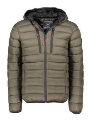 Geographical Norway Kurtka pikowana "Alaric" w kolorze khaki rozmiar: XXL. Brązowe kurtki męskie Geographical Norway, xxl, bez wzorów, bez kaptura. Za 220.12 zł.
