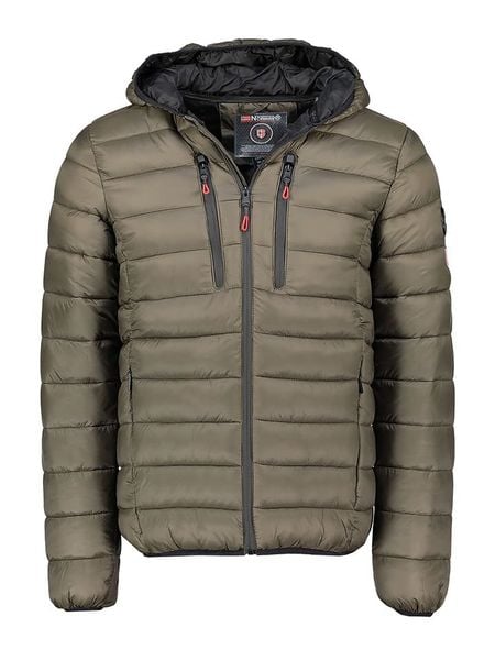 Geographical Norway Kurtka pikowana "Alaric" w kolorze khaki rozmiar: XXL. Brązowe kurtki męskie Geographical Norway, xxl, bez wzorów, bez kaptura. Za 205.93 zł.