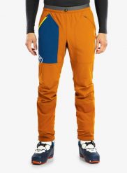 Spodnie skiturowe męskie Ortovox Berrino Pants. Brązowe spodnie materiałowe męskie ORTOVOX, bez wzorów, z materiału. Za 790.89 zł.