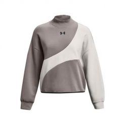 Bluza sportowa damska Under Armour Unstoppable Flc Crop Crew. Szare bluzy bez kaptura damskie Under Armour, xs. Za 553.00 zł.