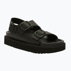 Sandały damskie Scholl Blake 2 Straps. Czarne sandały damskie Scholl, bez wzorów, z materiału, bez obcasa. Za 479.99 zł.