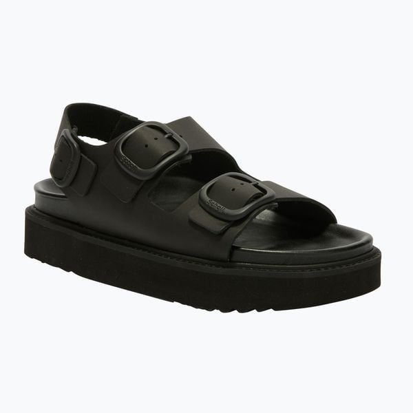 Sandały damskie Scholl Blake 2 Straps. Czarne sandały damskie Scholl, bez wzorów, z materiału, bez obcasa. Za 479.99 zł.