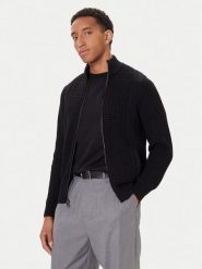 Guess Kardigan M5BR40 Z2ZK2 Czarny Regular Fit. Czarne kardigany męskie Guess, m, z aplikacjami, z syntetyku, bez kołnierzyka. Za 619.99 zł.