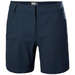 Szorty damskie Helly Hansen QD. Niebieskie szorty damskie Helly Hansen, bez wzorów, z elastanu. Za 355.50 zł.
