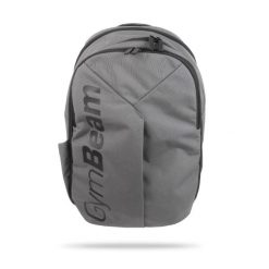 Plecak sportowy poliestrowy 30 L Mono Grey. Szare plecaki męskie GYMBEAM, bez wzorów, z materiału. Za 194.90 zł.