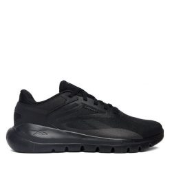 Buty na siłownię Reebok. Czarne buty sportowe na co dzień damskie Reebok, bez wzorów, na fitness i siłownię. Za 279.99 zł.