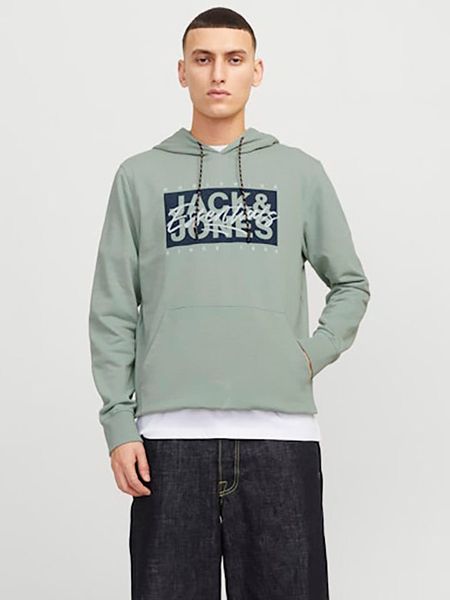 Jack & Jones Bluza w kolorze zielonym rozmiar: L. Zielone bluzy z kapturem męskie Jack & Jones, l. Za 100.52 zł.