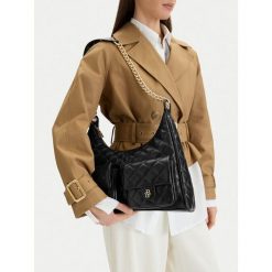 Torebka Badura. Czarne torebki klasyczne damskie Badura, bez wzorów, bez dodatków. Za 279.99 zł.