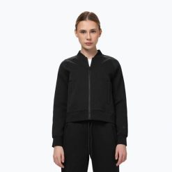 Bluza damska Pitbull Discovery Collar Zip Track Jacket. Czarne bluzy bez kaptura damskie PITBULL, xs, z elastanu. Za 219.99 zł.