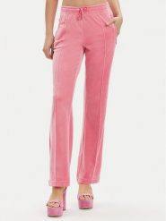 Juicy Couture Spodnie dresowe Tina JCAPW045 Różowy Regular Fit. Czerwone spodnie dresowe damskie Juicy Couture, l, bez wzorów, z dresówki. Za 269.99 zł.