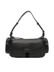 Armani Exchange Torebka XW000404 AF12589 UC001 Czarny. Czarne torebki klasyczne damskie Armani Exchange, bez wzorów, ze skóry, bez dodatków. Za 709.99 zł.