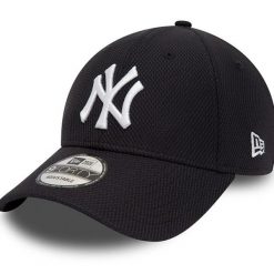 Czapka New Era Diamond Era 9Forty New York Yankees, Dla obu płci. Szare czapki męskie New Era, bez wzorów, z poliesteru, sportowe. Za 109.99 zł.