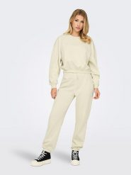 ONLY Bluza w kolorze beżowym rozmiar: XS. Brązowe bluzy bez kaptura damskie Only, xs. Za 39.49 zł.
