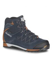 DOLOMITE Skórzane buty trekkingowe "Moena GTX" w kolorze granatowym rozmiar: 44. Niebieskie buty trekkingowe męskie Dolomite, z gore-texu, bez zapięcia, outdoorowe, gore-tex. Za 491.99 zł.