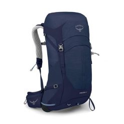 Plecak turystyczny Osprey Stratos. Niebieskie plecaki damskie Osprey, bez wzorów. Za 744.70 zł.