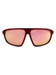 Polaroid Okulary przeciwsłoneczne unisex w kolorze bordowo-pomarańczowym rozmiar: 61. Czerwone okulary przeciwsłoneczne damskie Polaroid. Za 179.64 zł.