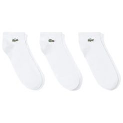 Skarpety Lacoste Core Performance (x3). Białe skarpetki damskie Lacoste, bez wzorów, z materiału. Za 159.50 zł.