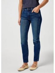 Wrangler Dżinsy - Skinny fit - w kolorze niebieskim rozmiar: W28/L30. Niebieskie jeansy damskie Wrangler. Za 195.45 zł.