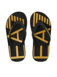 EA7 Emporio Armani Japonki 7X000659 AF22188 MC139 Czarny. Czarne klapki i japonki męskie EA7 Emporio Armani, z syntetyku. Za 229.99 zł.