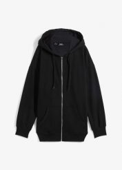 Bluza rozpinana z kapturem. Czarne bluzy z kapturem damskie bonprix. Za 124.99 zł.