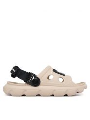 BOSS Sandały J52813 M Beżowy. Brązowe sandały chłopięce Boss, z syntetyku, bez zapięcia. Za 128.99 zł.