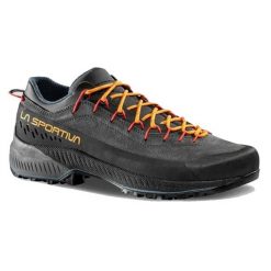 Buty podejściowe La Sportiva TX4 Evo - carbon/papaya. Brązowe buty trekkingowe męskie La Sportiva, z gumy, bez zapięcia, do biegania. Za 749.99 zł.