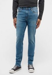 MUSTANG FRISCO SKINNY MĘSKIE SPODNIE JEANSOWE JEANSY DŻINSY DENIM BLUE 1015493 5000 783. Niebieskie jeansy męskie Mustang. Za 219.99 zł.