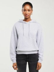 Bluza damska z kapturem szara Susana 901. Szare bluzy z kapturem damskie Big Star, l, z bawełny. W wyprzedaży za 189.99 zł.
