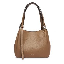 Torebka Furla. Brązowe torebki klasyczne damskie Furla, bez wzorów, bez dodatków. Za 1,709.00 zł.