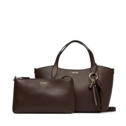Torebka Guess. Brązowe torebki klasyczne damskie Guess, z aplikacjami, bez dodatków. Za 584.99 zł.
