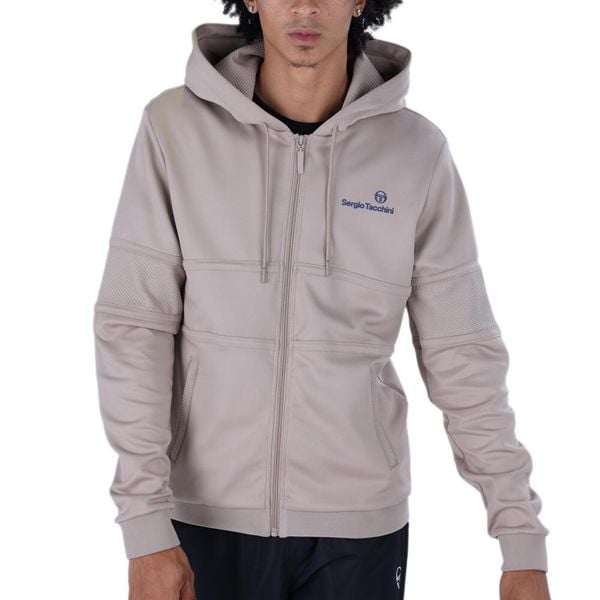 Bluza dresowa z kapturem Sergio Tacchini Dihon Tracktop. Brązowe bluzy z kapturem męskie Sergio Tacchini, s, z dresówki. Za 335.00 zł.