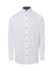 Finshley & Harding koszula biznesowa Mężczyźni Modern Fit Bawełna (100%) biały, 43. Białe koszule męskie Finshley & Harding, m, bez wzorów, z bawełny, bez kołnierzyka, bez ramiączek. Za 229.95 zł.