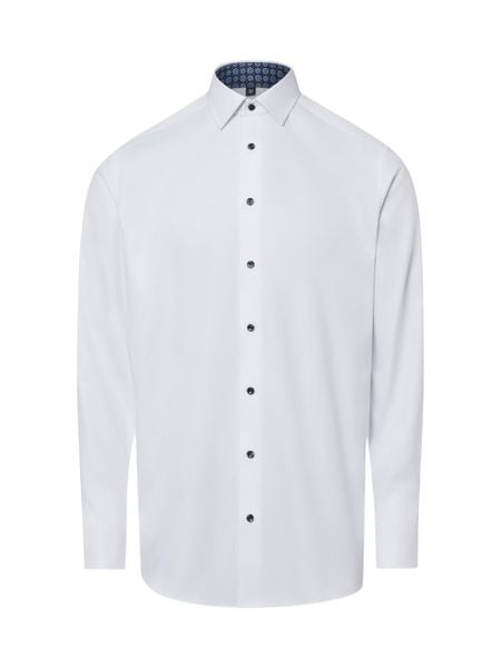 Finshley & Harding koszula biznesowa Mężczyźni Modern Fit Bawełna (100%) biały, 43. Białe koszule męskie Finshley & Harding, m, bez wzorów, z bawełny, bez kołnierzyka, bez ramiączek. Za 229.95 zł.