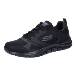 Buty sportowe męskie Skechers Track Syntac. Czarne buty sportowe na co dzień męskie Skechers, bez zapięcia. Za 490.00 zł.