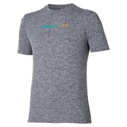 Koszulka Mizuno Core. Szare t-shirty sportowe męskie Mizuno, xl, z materiału, bez ramiączek, do biegania. Za 109.99 zł.