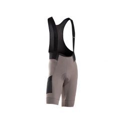 Spodenki rowerowe gravel NORTHWAVE Fast Rock bibshort UPF50 beżowy. Brązowe szorty męskie Northwave, bez wzorów, rockowe. Za 399.99 zł.