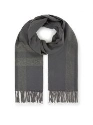 Lanerossi Kaszmirowy szal "Senna" w kolorze szarym - 190 x 35 cm rozmiar: onesize. Szare szaliki i kominy damskie Lanerossi, bez wzorów, z kaszmiru. Za 282.99 zł.