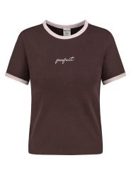 Sublevel Koszulka w kolorze brązowym rozmiar: S. Brązowe t-shirty damskie Sublevel, s, bez wzorów, bez kołnierzyka. Za 68.95 zł.