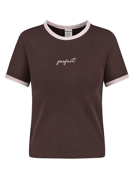 Sublevel Koszulka w kolorze brązowym rozmiar: S. Brązowe t-shirty damskie Sublevel, s, bez wzorów, bez kołnierzyka. Za 68.95 zł.