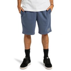 Spodenki z elastyczną talią dla Mężczyzn PALLET Niebieski. Niebieskie szorty męskie DC Shoes, bez wzorów, z bawełny. Za 199.99 zł.