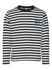 Vero Moda Girl Koszulka w kolorze czarno-białym rozmiar: 122/128. Białe koszulki dziewczęce Vero Moda Girl, bez wzorów, z bawełny, bez ramiączek. Za 48.28 zł.