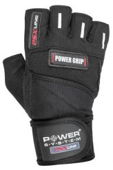 Rękawiczki na siłownię POWER SYSTEM Power Grip. Czarne rękawiczki damskie POWER SYSTEM, bez wzorów, z materiału. Za 53.99 zł.