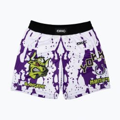 Spodenki treningowe męskie YOKKAO Angry Bull Workout. Białe szorty sportowe męskie YOKKAO, m, z materiału, do biegania. Za 189.99 zł.