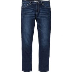 Dżinsy ze stretchem Regular Fit Tapered. Niebieskie jeansy męskie bonprix. Za 142.99 zł.