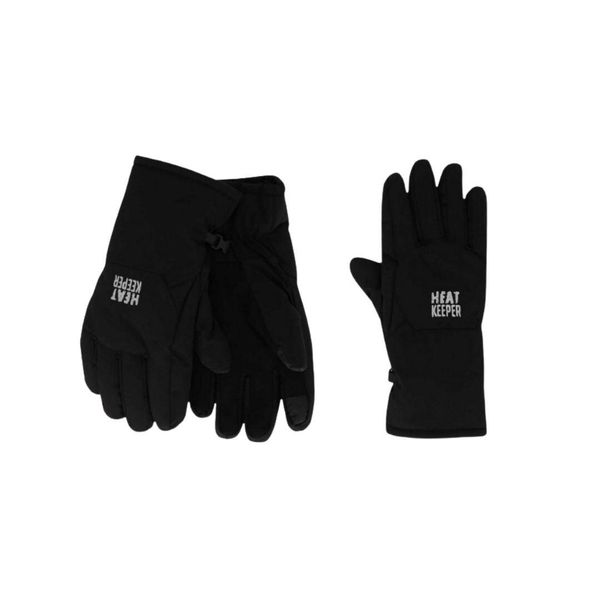 Damskie rękawiczki zimowe Softshell 2 pary. Czarne rękawiczki damskie HEAT KEEPER, na zimę, bez wzorów, z softshellu. Za 182.50 zł.