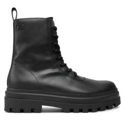 Trapery Calvin Klein Jeans. Czarne buty zimowe męskie Calvin Klein Jeans, z jeansu, bez zapięcia. Za 809.99 zł.